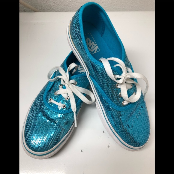 girls teal vans